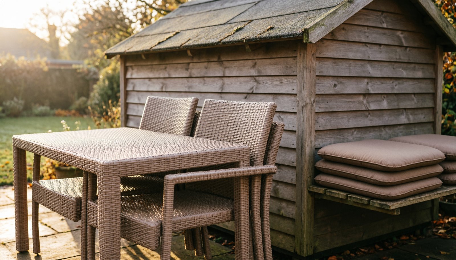 Ranger le mobilier de jardin avant l'hiver : ce qu'il ne faut pas oublier